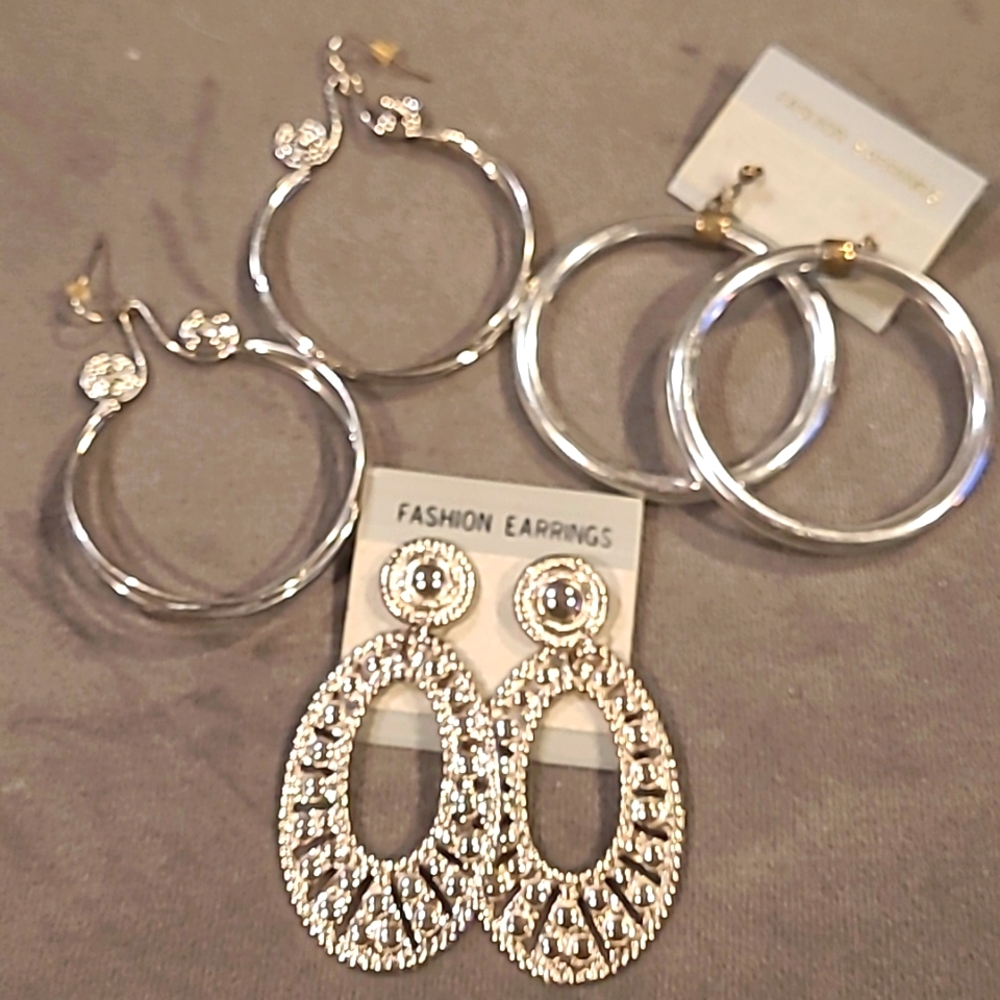 Costume Silver Earrings